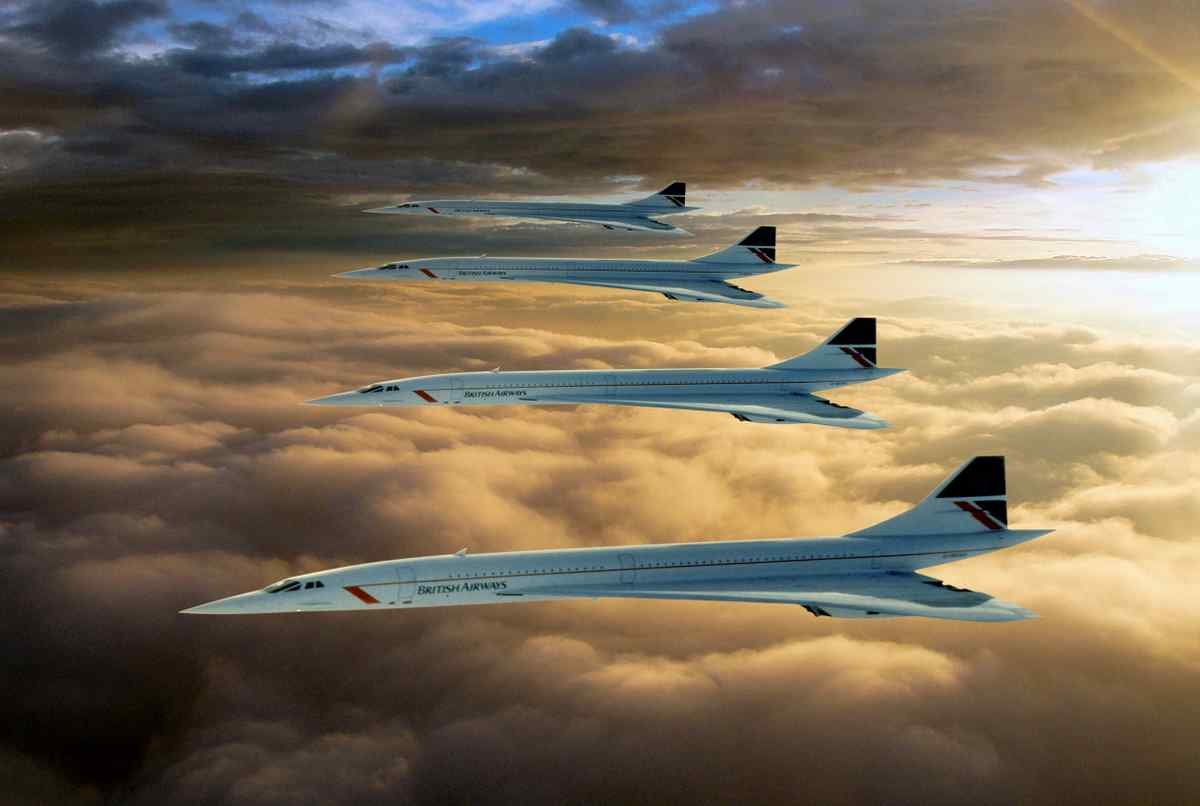 BA Concorde x 4 work 2018 A4 Photo Print