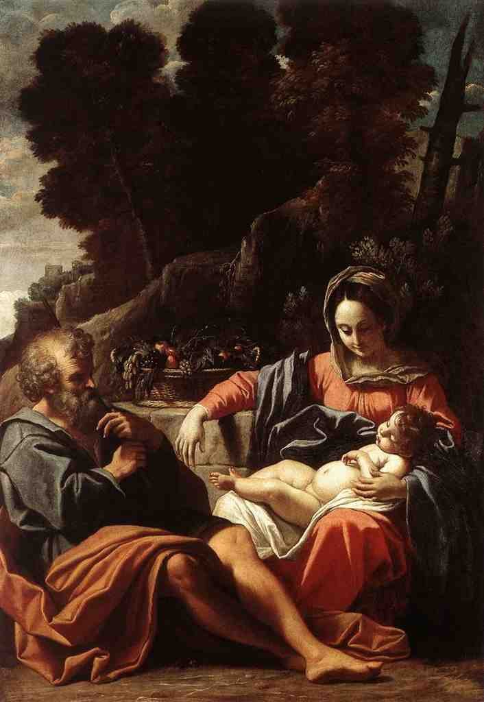 BADALOCCHIO Sisto The Holy Family Art A4 Photo Print