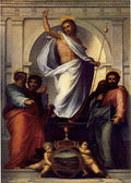 BARTOLOMEO Fra Christ With The Four Evangelists Art A4 Photo Print