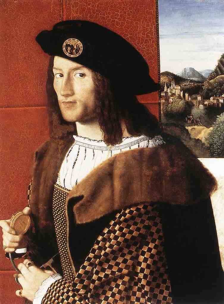 BARTOLOMEO VENETO Portrait Of A Gentleman Art A4 Photo Print