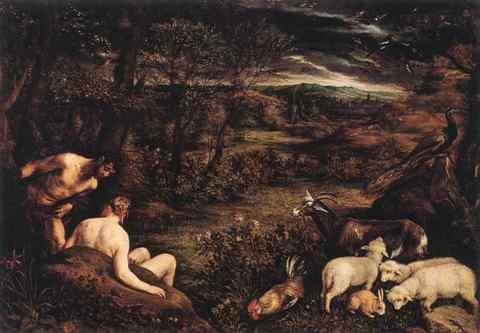 BASSANO Jacopo Garden Of Eden A4 Photo Print