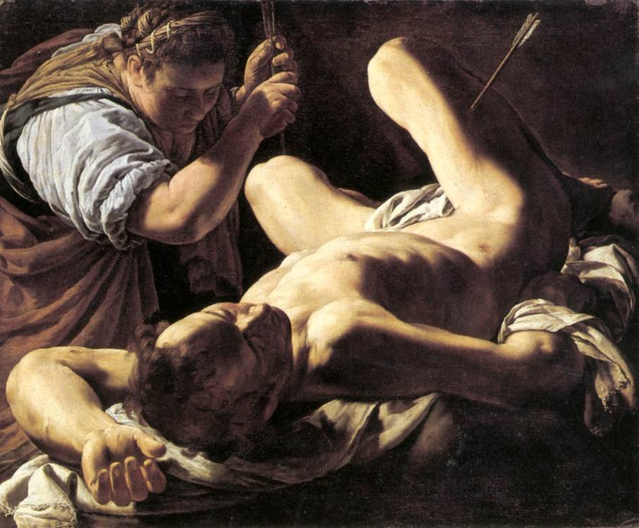 BASSETTI Marcantonio St Sebastian Tended By St Irene Art A4 Photo Print