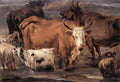 BERCHEM Nicolaes Animal Study  A4 Photo Print
