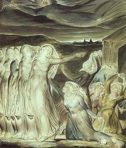 BLAKE THE PARABLE OF THE WISE AND FOOLISH VIRGINS 1822 1 A4 Photo Print