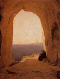 BLECHEN Karl Grotto In The Gulf Of Naples Art A4 Photo Print