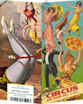 BMC 002 circus acrobats bookmark card 2 Advert A4 Photo Print