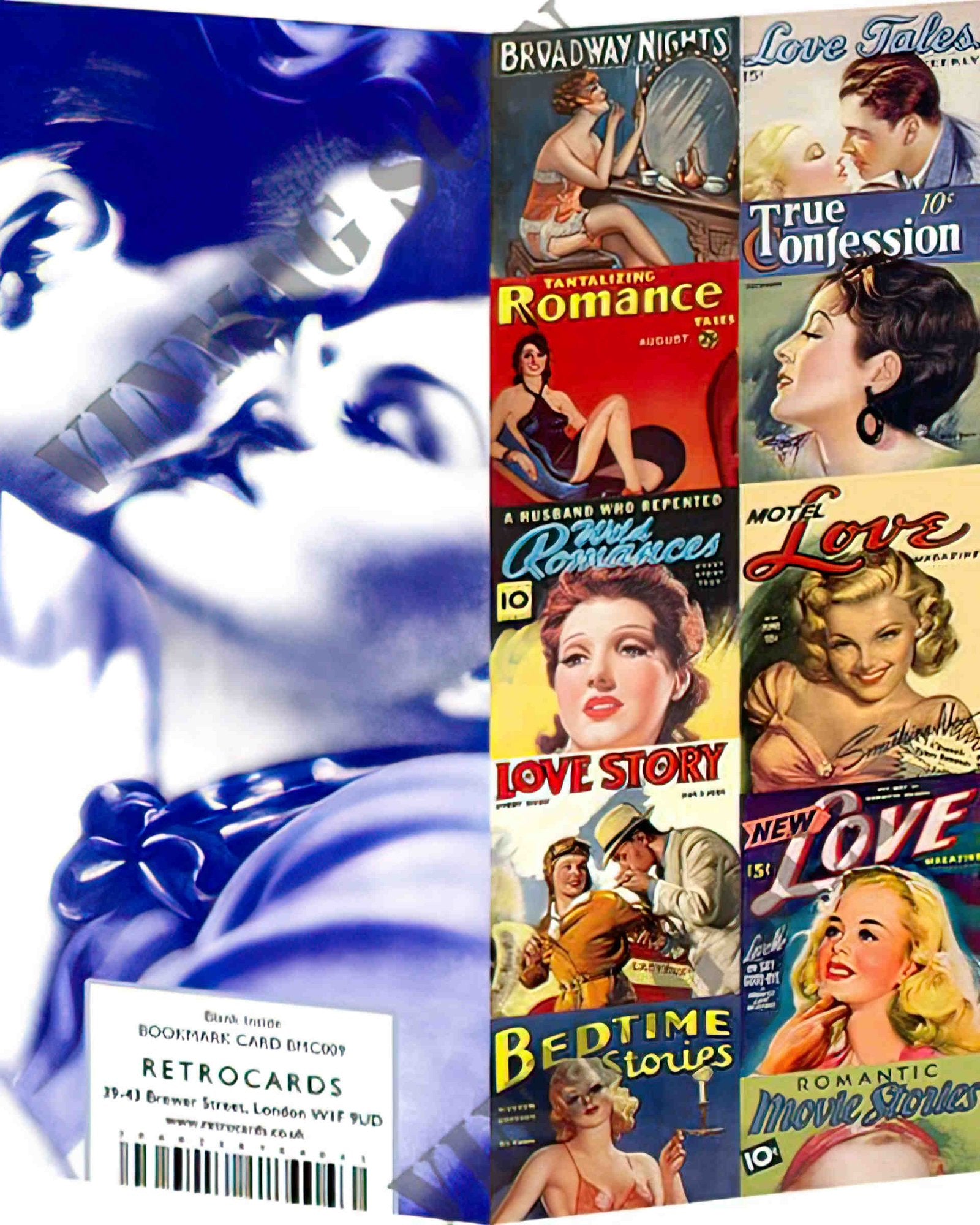 BMC 009 romance bookmark card 2 Advert A4 Photo Print