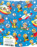 BMC 015 space kids bookmark card 2 Advert A4 Photo Print