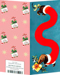BMC 016 christmas dog bookmark card 2 Advert A4 Photo Print