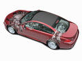 BMW 6Series E63 coupe 2005 cutaway A4 Photo Print