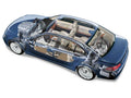 BMW 7 Series E65 cutaway A4 Photo Print