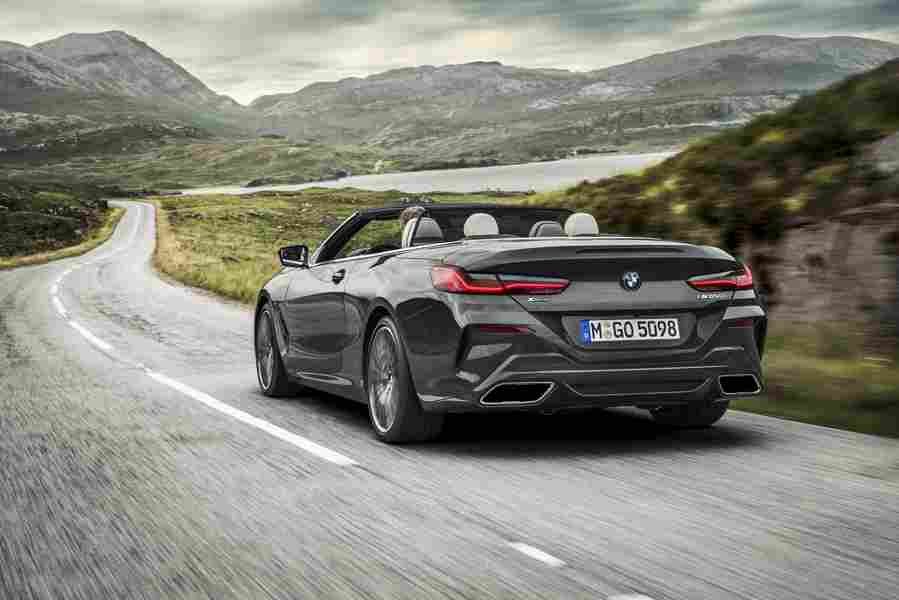 BMW 8 Series Convcertible 6440 27 Car A4 Photo Print