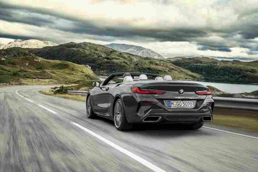 BMW 8 Series Convcertible 6440 28 Car A4 Photo Print
