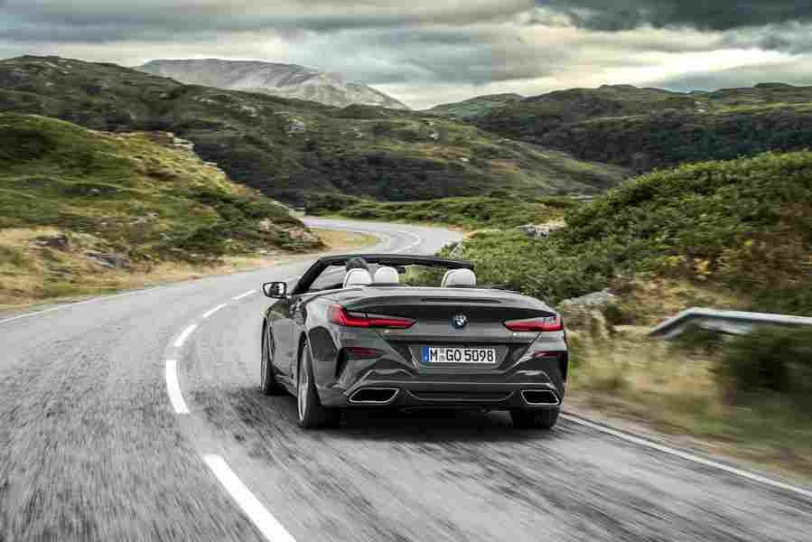 BMW 8 Series Convcertible 6440 29 Car A4 Photo Print