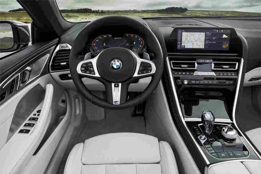BMW 8 Series Convcertible 6440 4 Car A4 Photo Print