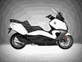 BMW C 650 GT 2017 2 motorbike A4 Photo Print