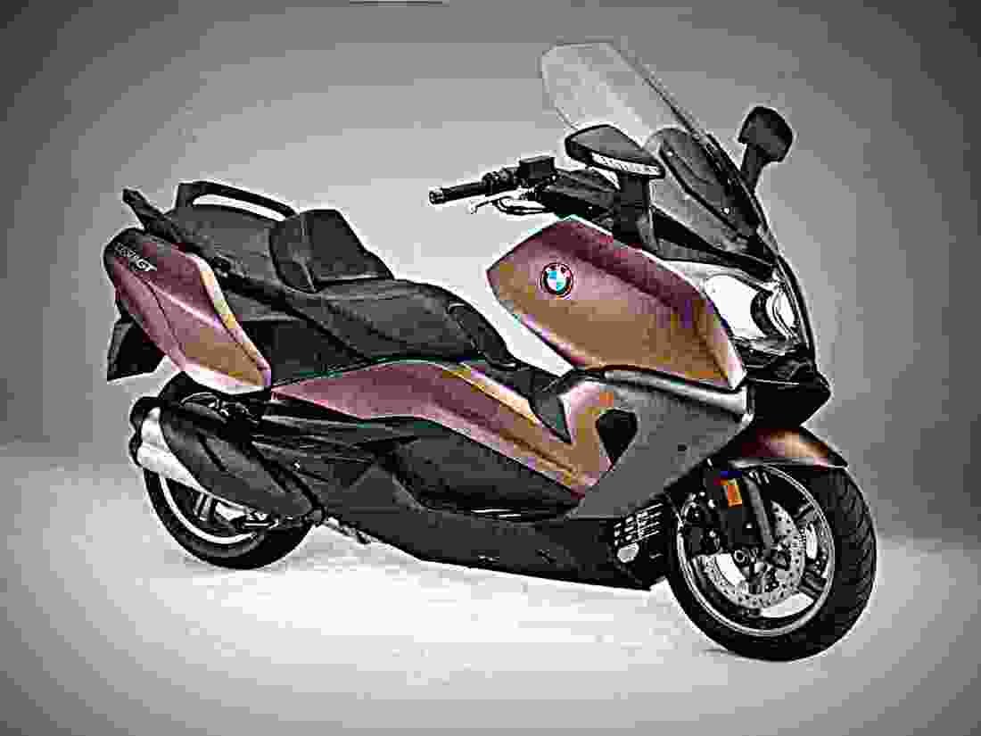 BMW C 650 GT 2018 2 motorbike A4 Photo Print