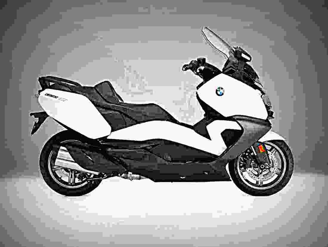 BMW C 650 GT Highline LS 2018 2 motorbike A4 Photo Print