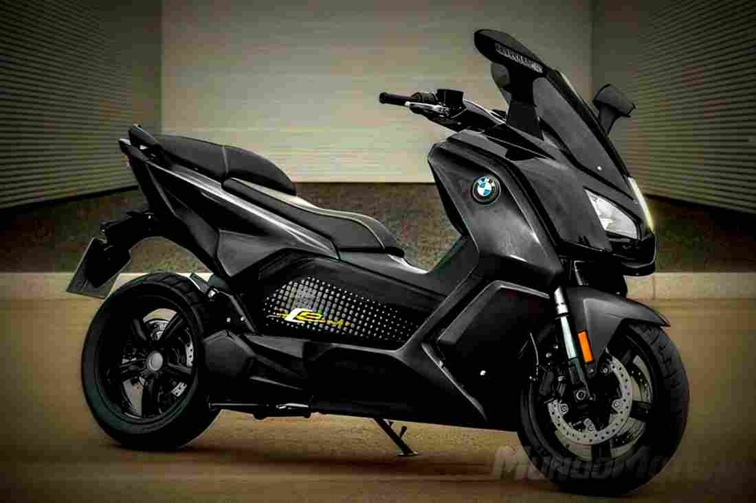 BMW C Evolution 2019 2 motorbike A4 Photo Print