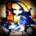 BMW C1 125 C1 125 5 motorbike A4 Photo Print