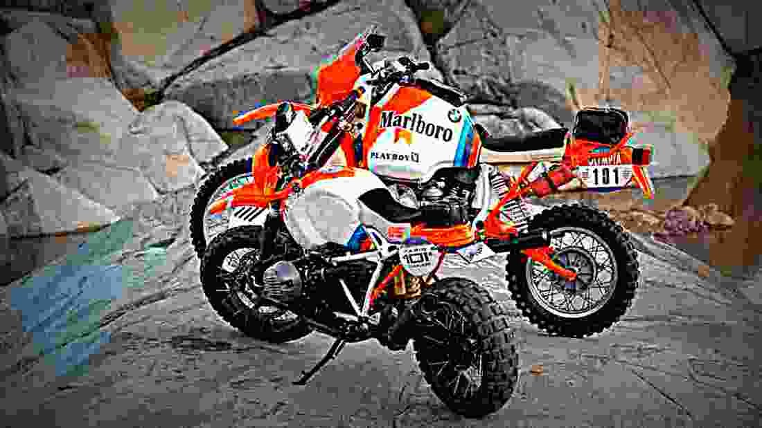 BMW Concept Lac Rose 2017 1 motorbike A4 Photo Print