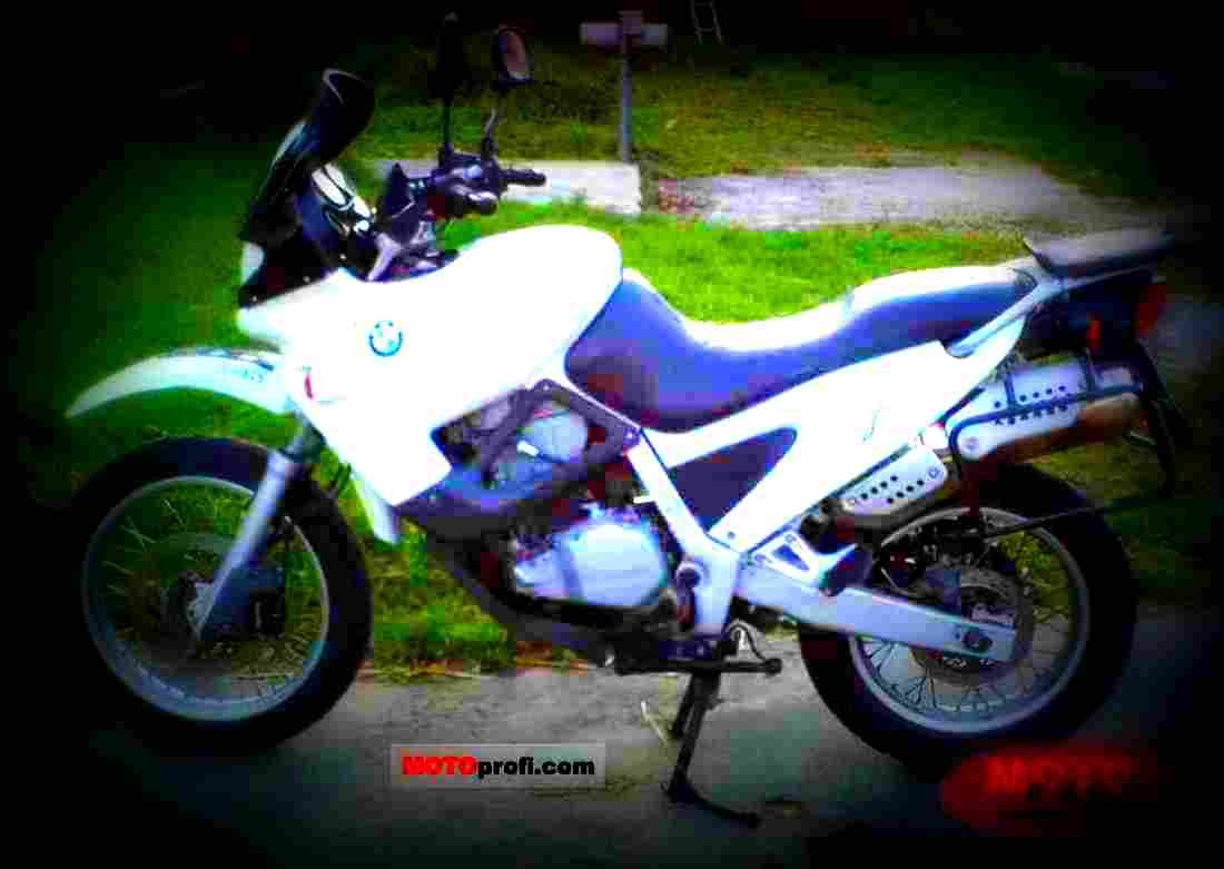 BMW F 650 1995 3 motorbike A4 Photo Print