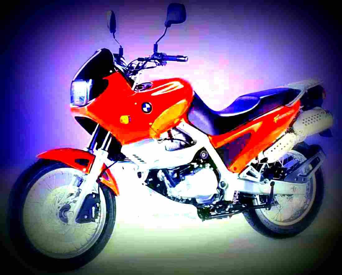 BMW F 650 1998 6 motorbike A4 Photo Print