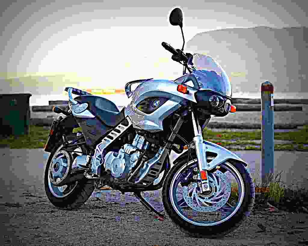 BMW F 650 2000 5 motorbike A4 Photo Print