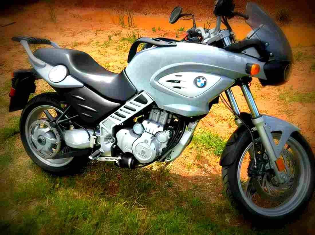 BMW F 650 CS 2003 6 motorbike A4 Photo Print