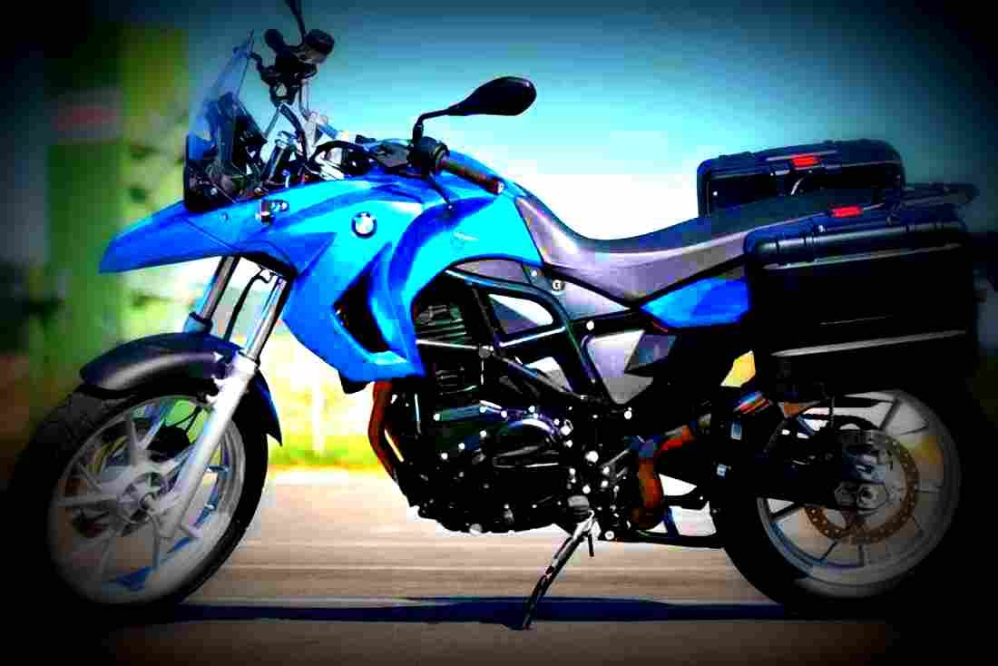 BMW F 650 GS 2003 4 motorbike A4 Photo Print