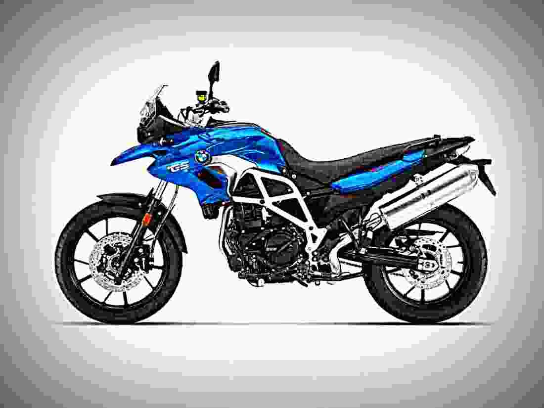 BMW F 700 GS 2018 1 motorbike A4 Photo Print