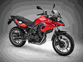 BMW F 700 GS 800cc 2 motorbike A4 Photo Print