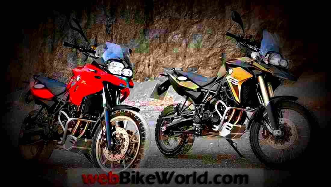 BMW F 700 GS 800cc 4 motorbike A4 Photo Print