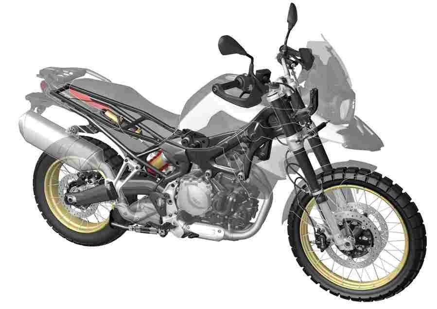 BMW F 750 GS 14503 2 Car A4 Photo Print