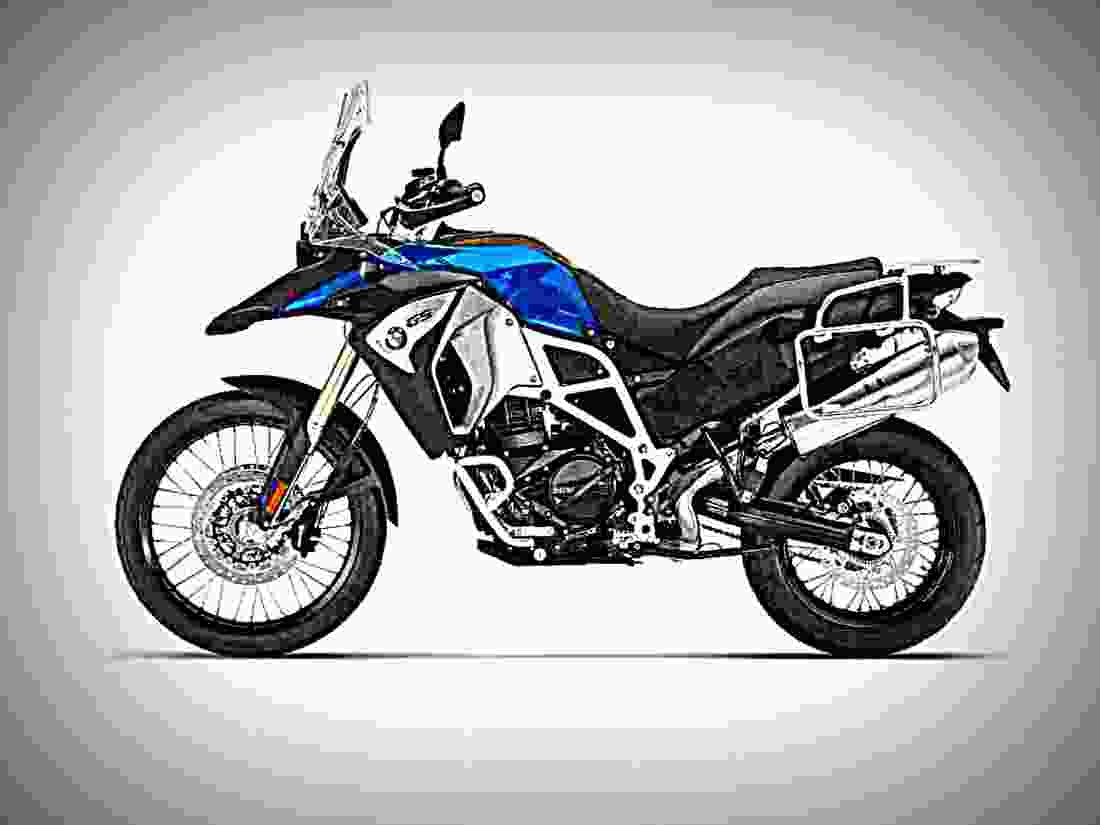 BMW F 800 GS 2018 2 motorbike A4 Photo Print