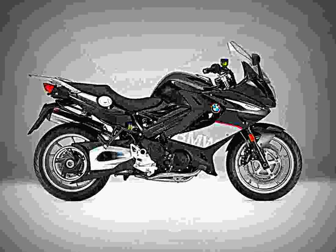 BMW F 800 GT 2017 1 motorbike A4 Photo Print