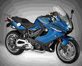 BMW F 800 GT 2018 2 motorbike A4 Photo Print