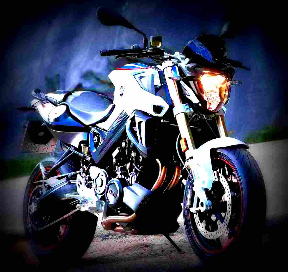 BMW F 800 R 2018 1 motorbike A4 Photo Print
