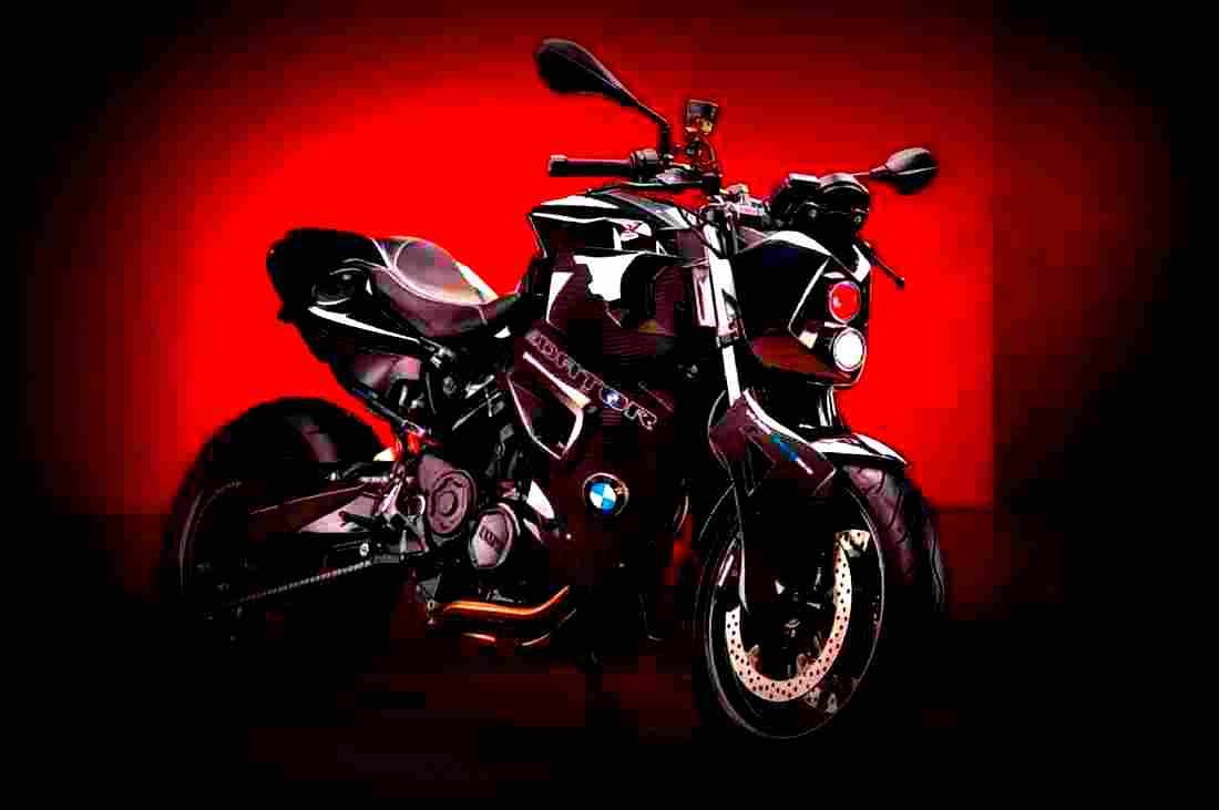BMW F 800 R 2019 1 motorbike A4 Photo Print