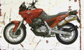 BMW F650 1995 Aged Vintage A4 Photo Print