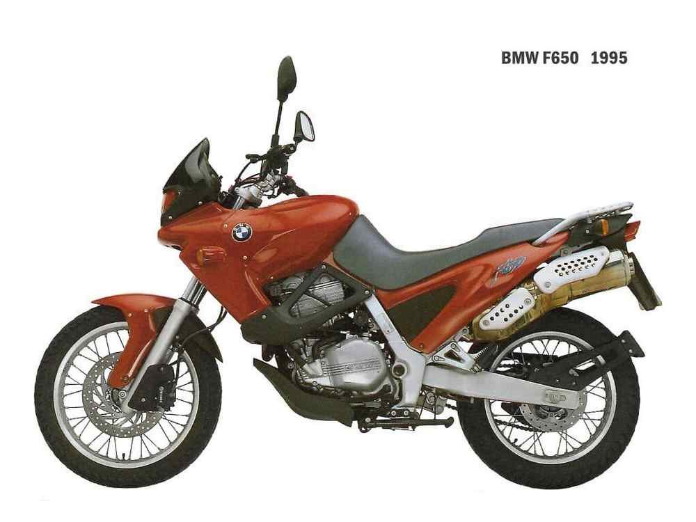 BMW F650 1995 motorbike A4 Photo Print