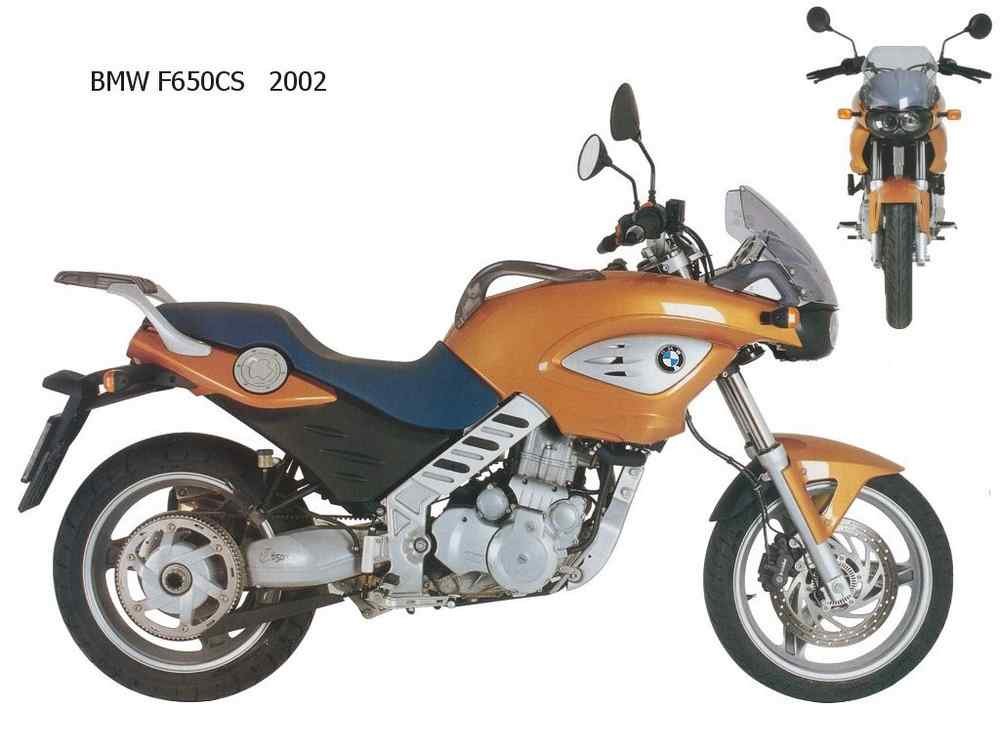 BMW F650CS 2002 motorbike A4 Photo Print