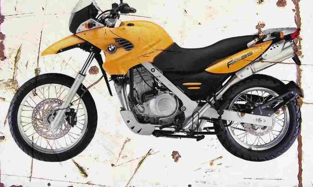 BMW F650GS 2000 Aged Vintage A4 Photo Print