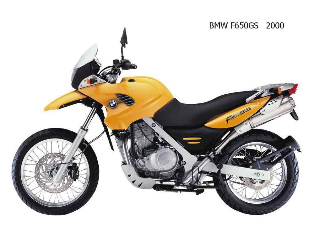 BMW F650GS 2000 motorbike A4 Photo Print