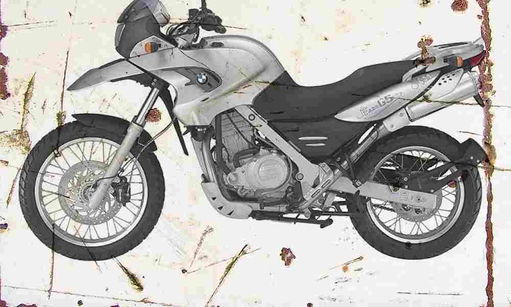 BMW F650GS 2004 Aged Vintage A4 Photo Print
