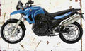BMW F650GS 2008 Aged Vintage A4 Photo Print