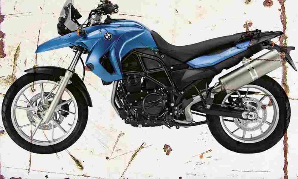 BMW F650GS 2008 Aged Vintage A4 Photo Print