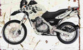 BMW F650GS Dakar 2000 Aged Vintage A4 Photo Print