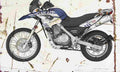 BMW F650GS Dakar 2004 Aged Vintage A4 Photo Print
