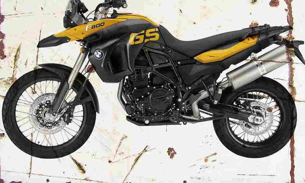 BMW F800GS 2008 Aged Vintage A4 Photo Print